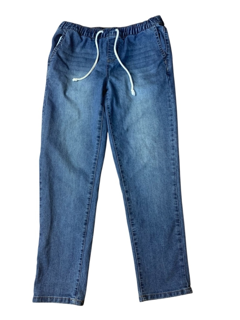 WallFlower Eco Pull-On Denim Joggers - Size 9 - Medium Wash